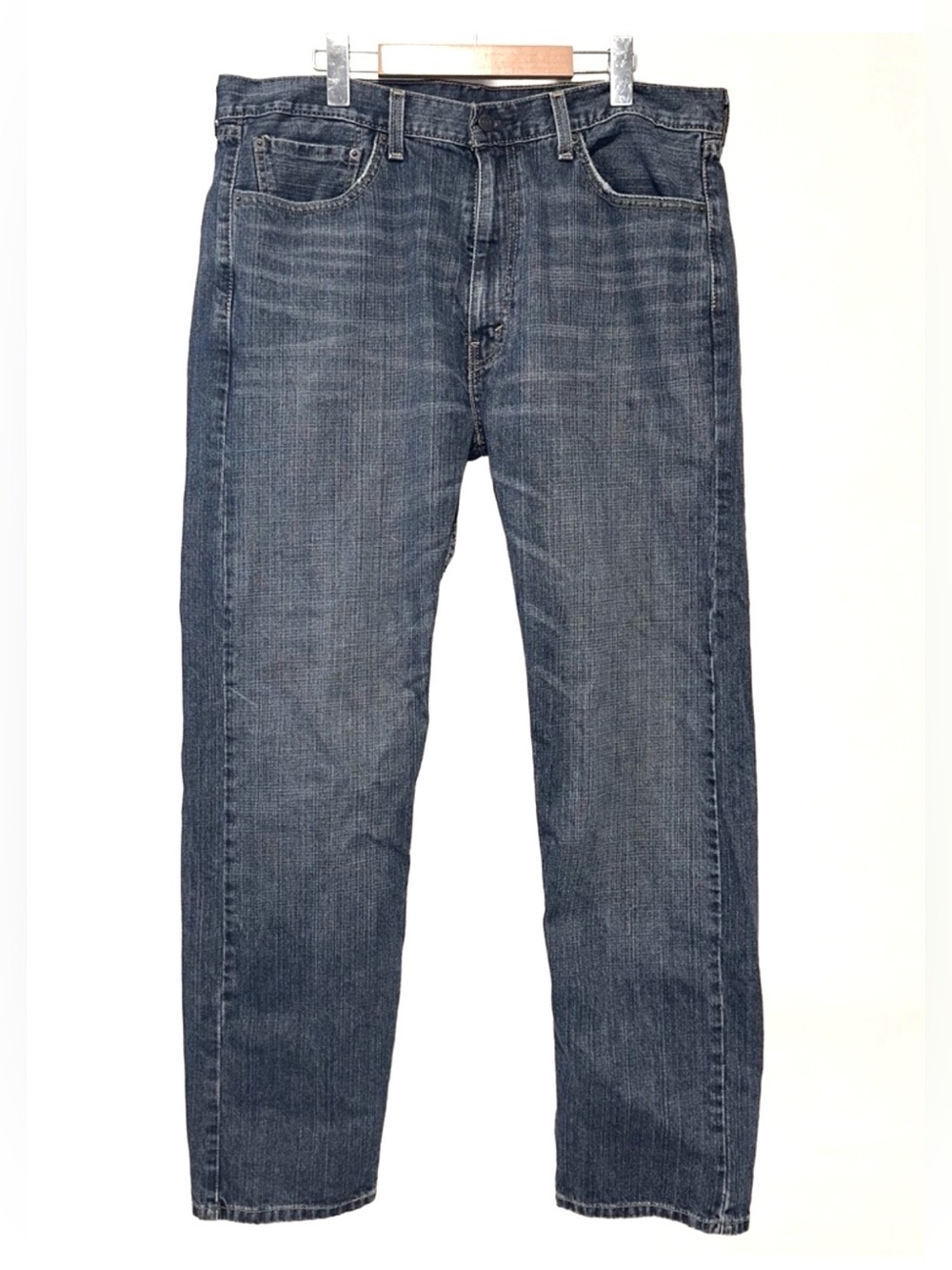 Levi’s 505 Straight Leg Jeans Medium Wash Mens 38x32 100% Cotton